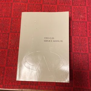 1993 G20 Infiniti Service Manual